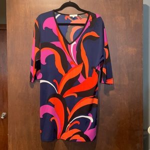 Trina Turk stretch jersey dress sz M